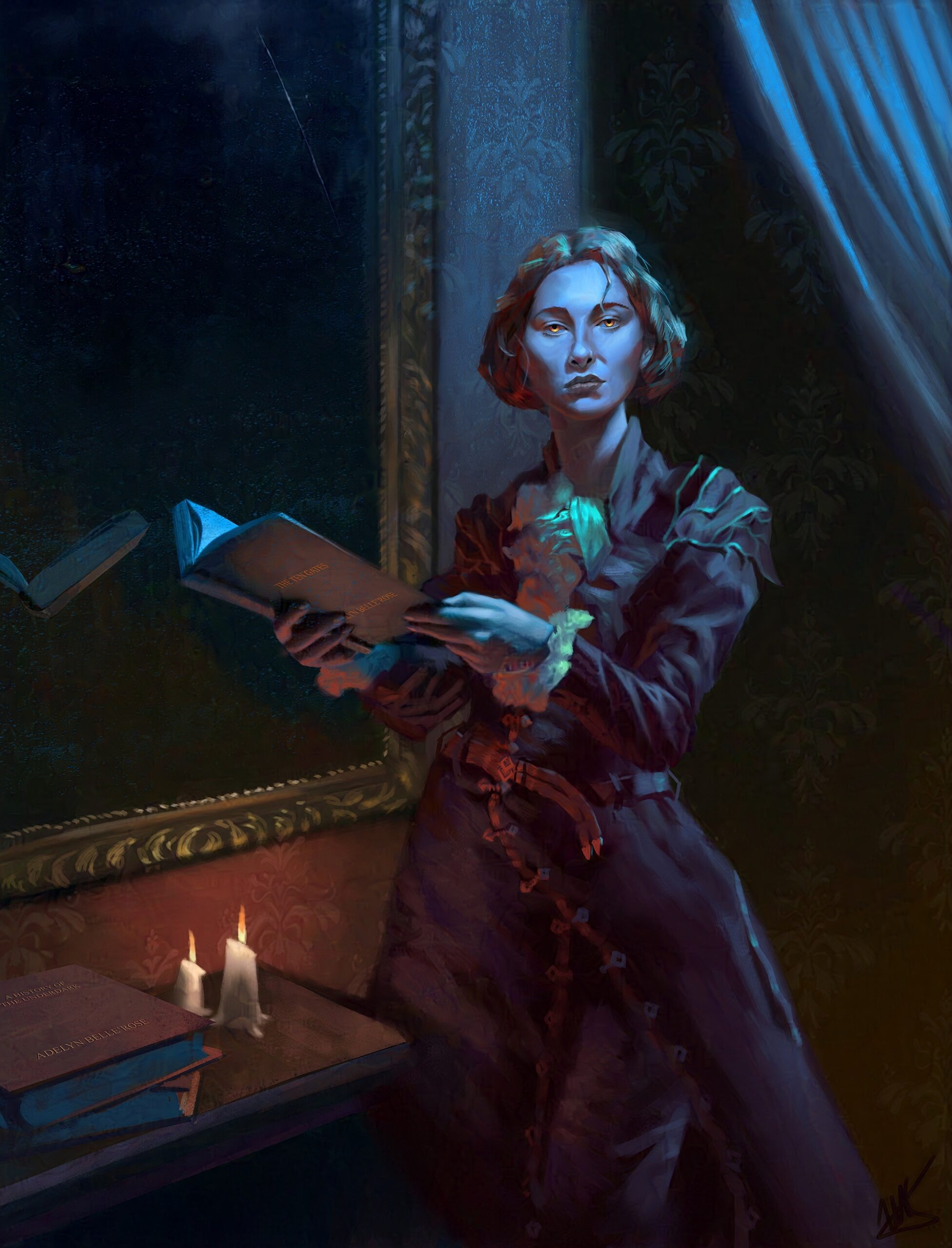 adelyn belle'rose pointy glazed